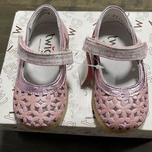 NWT Twig Girls Karen Pink Leather Size EUR 21 Shoes